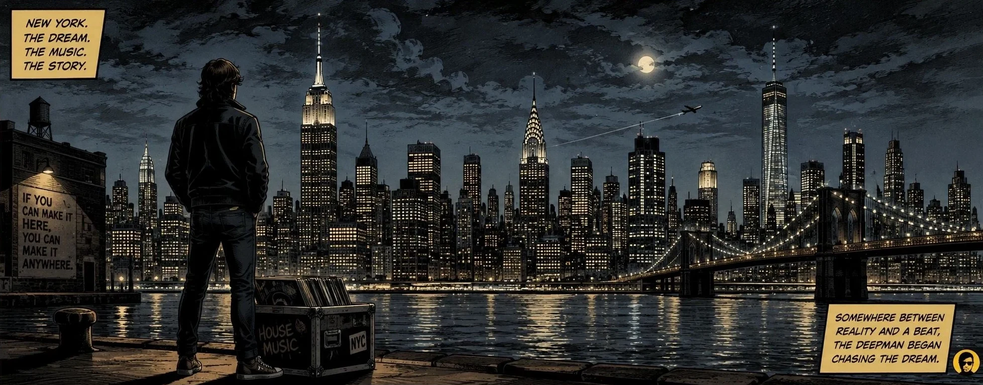 The Deepman comic series banner