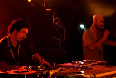 DJ INO and MC Johnny Def at Monegros Desert Festival 2007