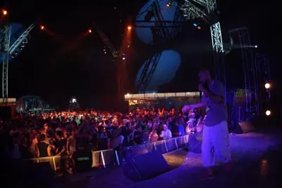 DJ INO and MC Johnny Def at Monegros Desert Festival 2007