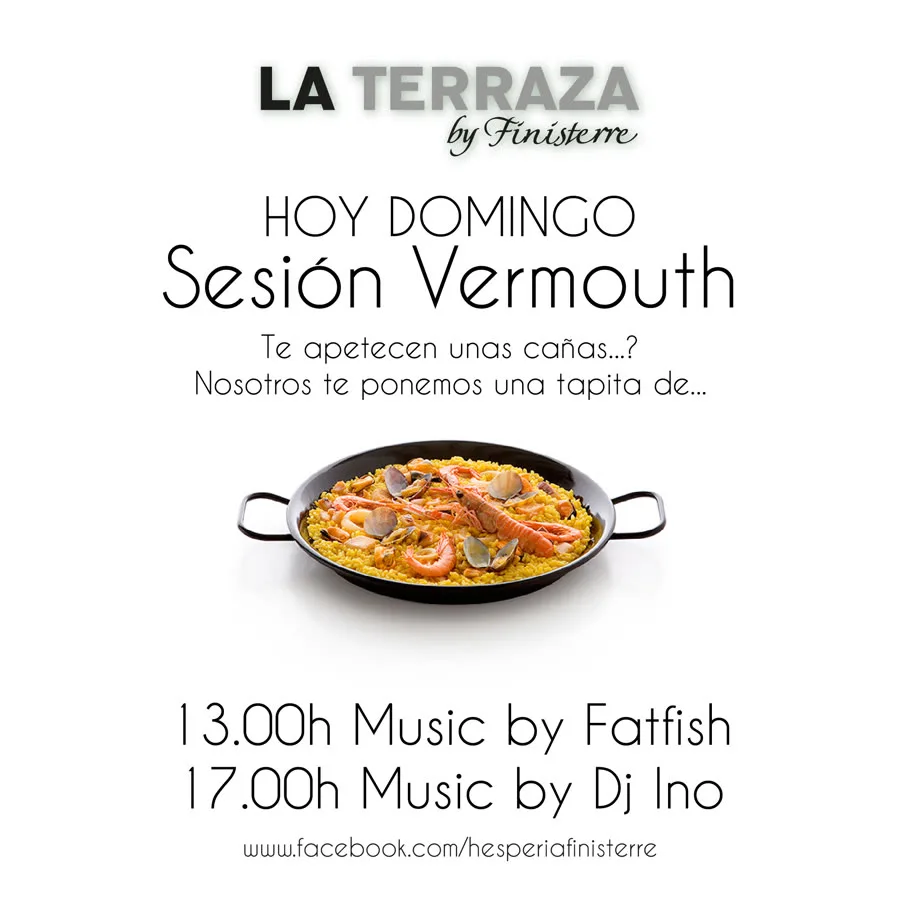 Sesión Vermouth, La Terraza by Finisterre